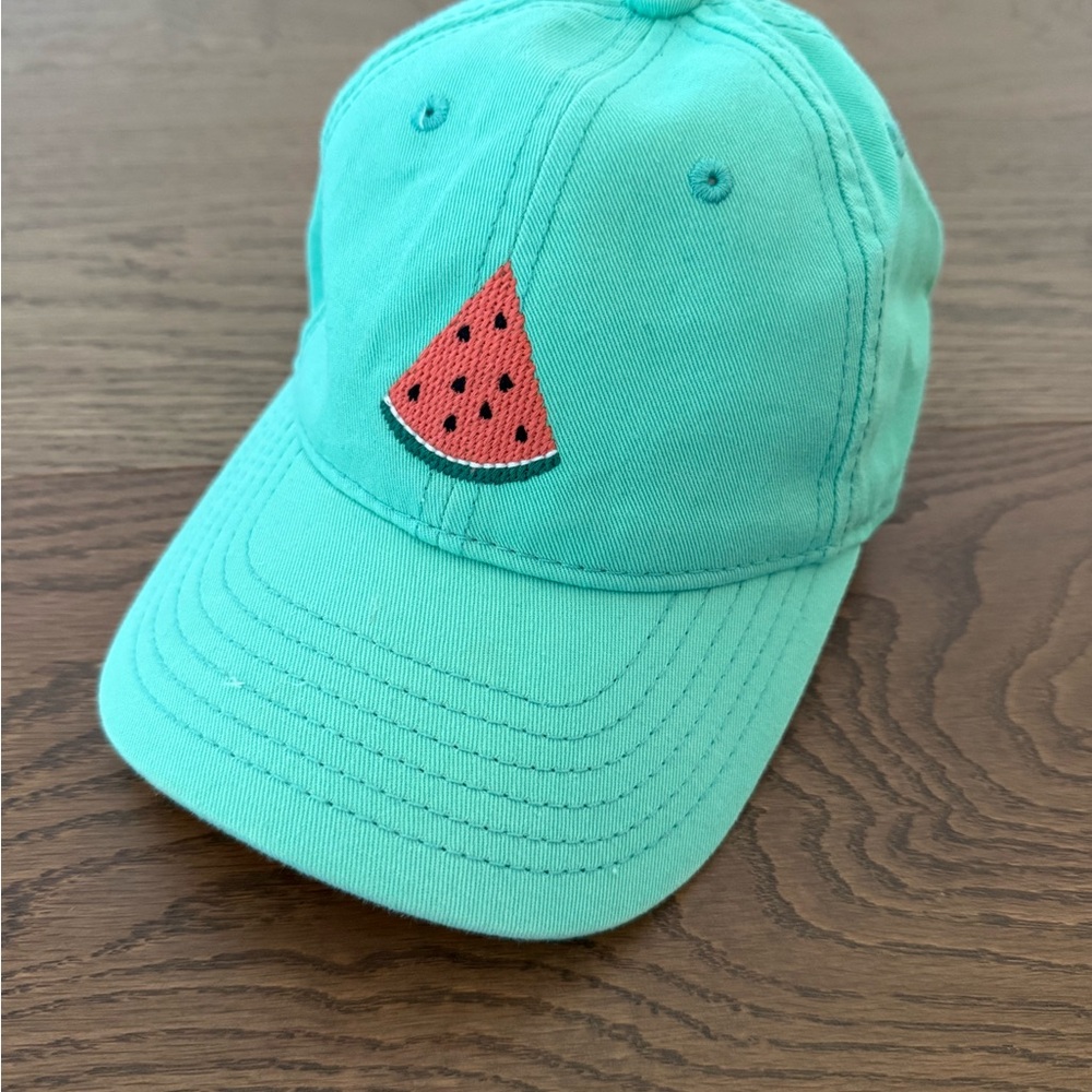 Harding Lane Needlepoint Baseball Cap - Watermelon